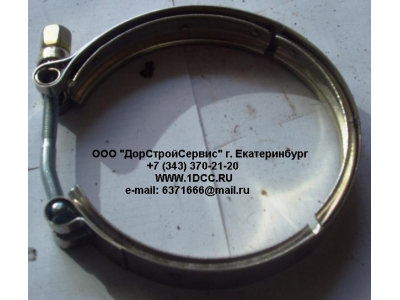 Хомут турбокомпрессора D=109 H HOWO (ХОВО)  фото 1 Ханты-Мансийск