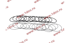 Кольцо уплотнительное гильзы цилиндра (комплект 12 тонких и 12 толстых) двигатель TD226B6G фото Ханты-Мансийск